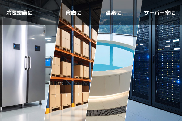 温デサポートの監視利用シーン